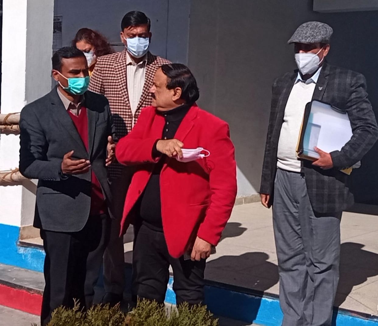 inspected various offices