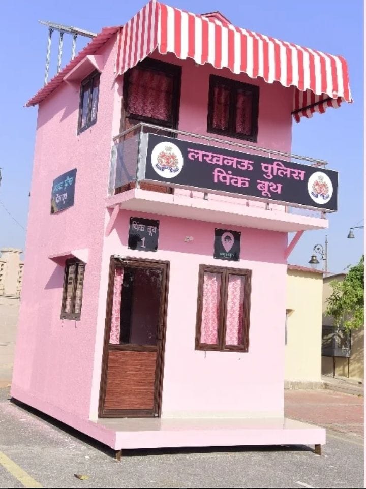 Pink police booth will be built for the safety of women