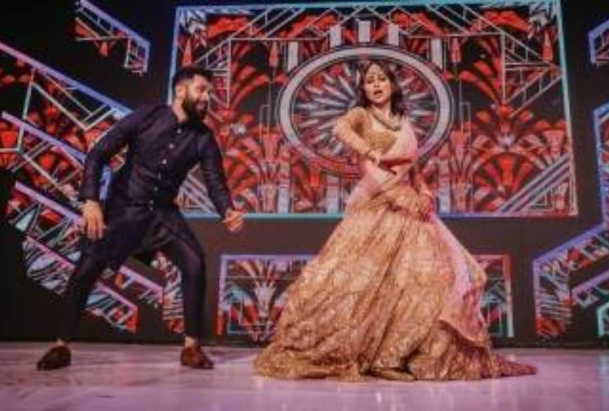 Mouni Roy and Suraj Nambiyar danced in their sangeet ceremony