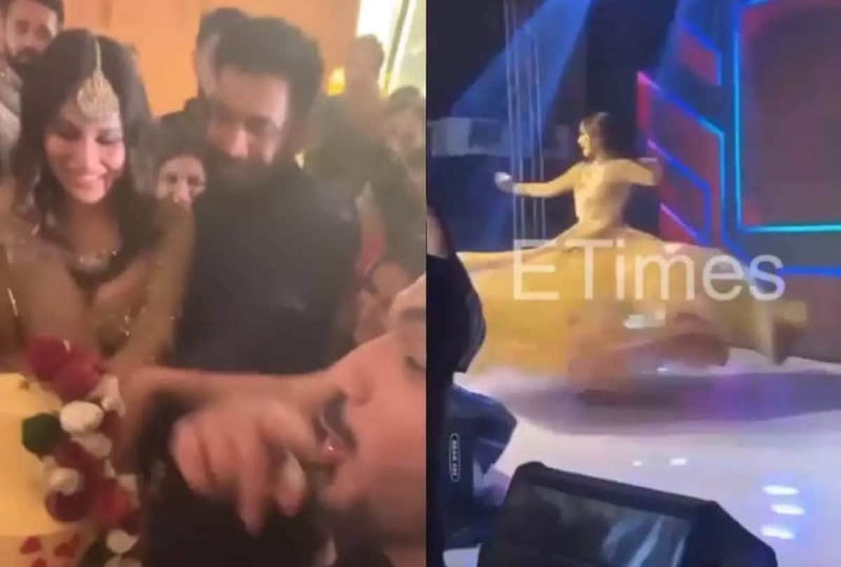 Mouni Roy and Suraj Nambiyar danced in their sangeet ceremony