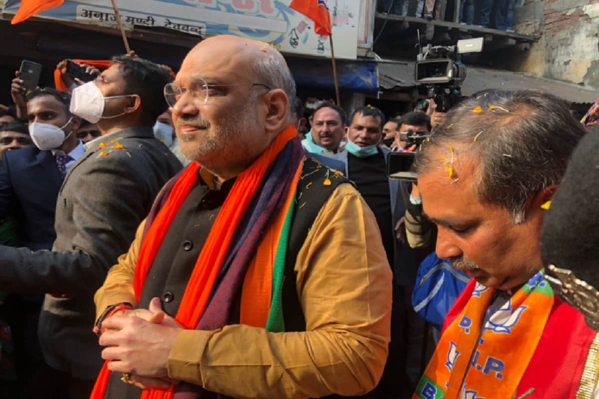 UP Election 2022: Minister Amit Shah has targeted Akhilesh Yadav and left the program in Saharanpur
