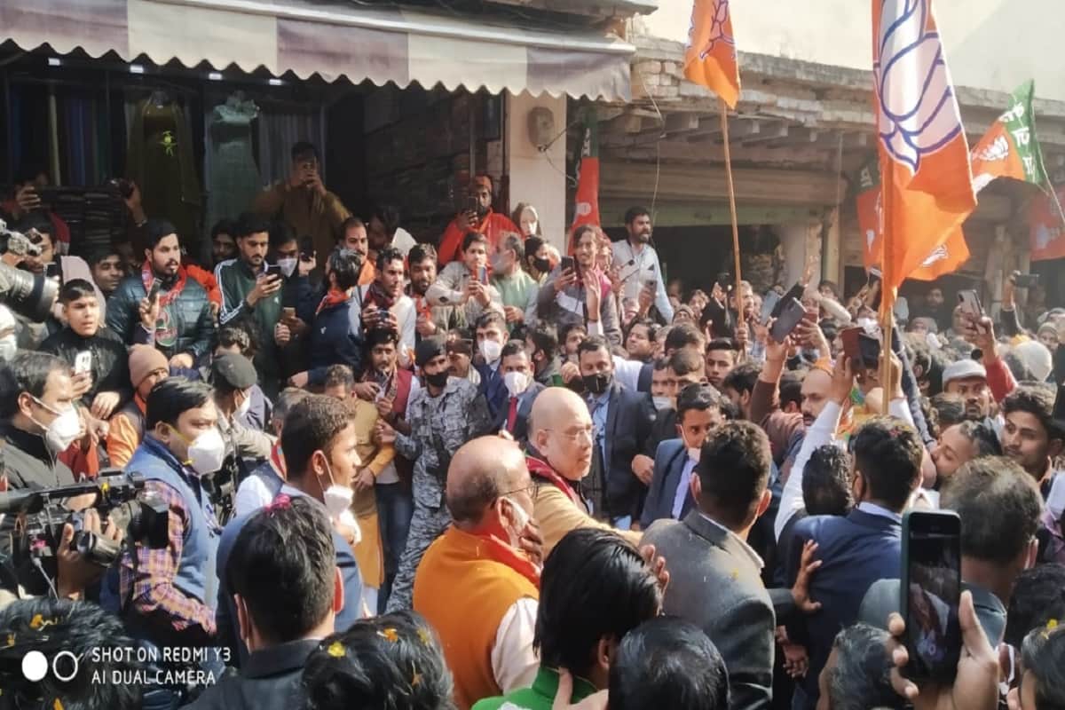 UP Election 2022: Minister Amit Shah has targeted Akhilesh Yadav and left the program in Saharanpur