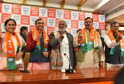 up election 2022 Ranganath Mishra join bjp Political agitation increased due to former minister nine gems of former BSP  Chief Minister Mayawati