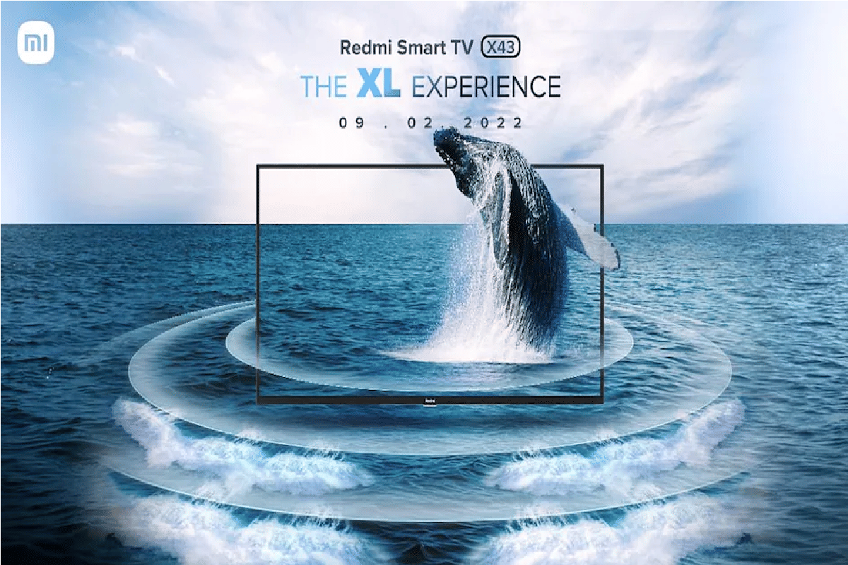 Redmi Smart TV X43 With 4K Display Dolby Vision launch in India Launch Set for February 9