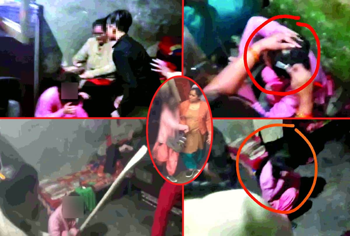 Delhi vivek vihar sexual assault a video goes viral minor seen beating with belt woman with stick when victim ask for water accused ask to give urine