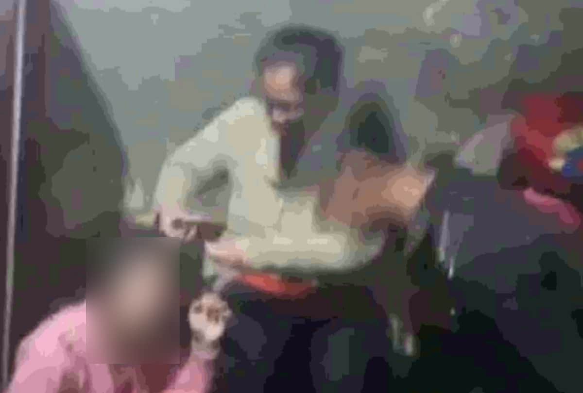 Delhi vivek vihar sexual assault a video goes viral minor seen beating with belt woman with stick when victim ask for water accused ask to give urine