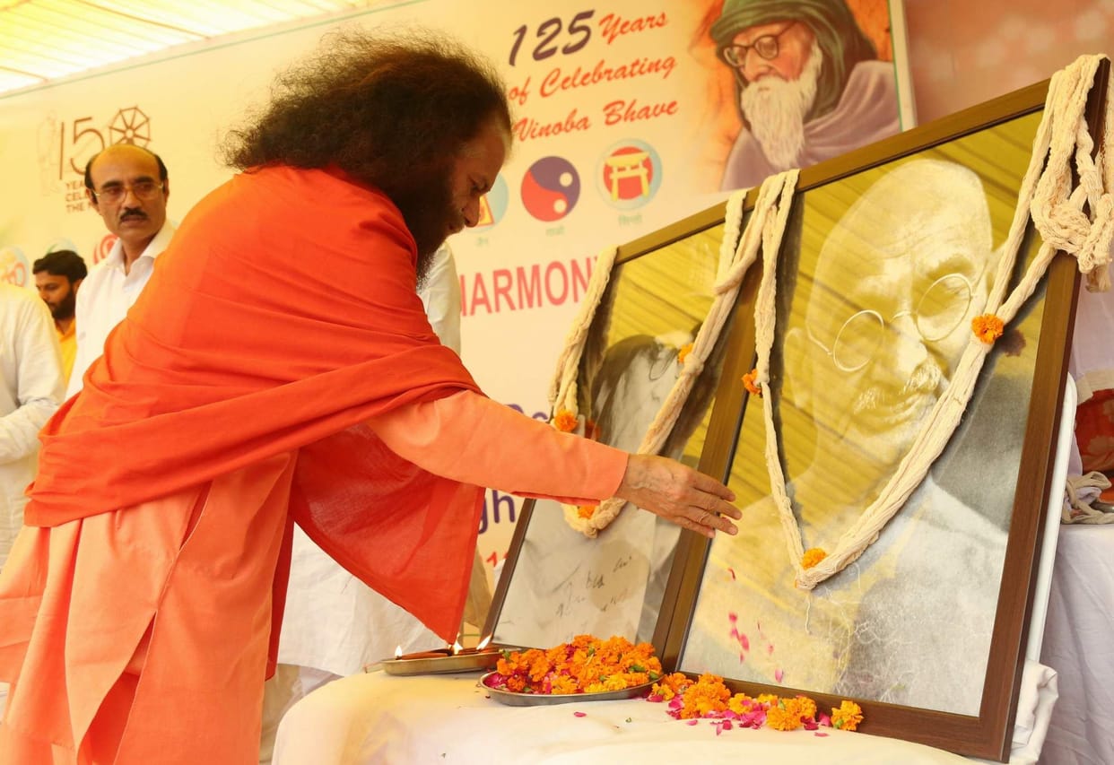 Mahatma Gandhi was rich in creative personality