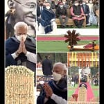 Prime Minister Narendra Modi pays floral tribute to Mahatma Gandhi on his death anniversary
