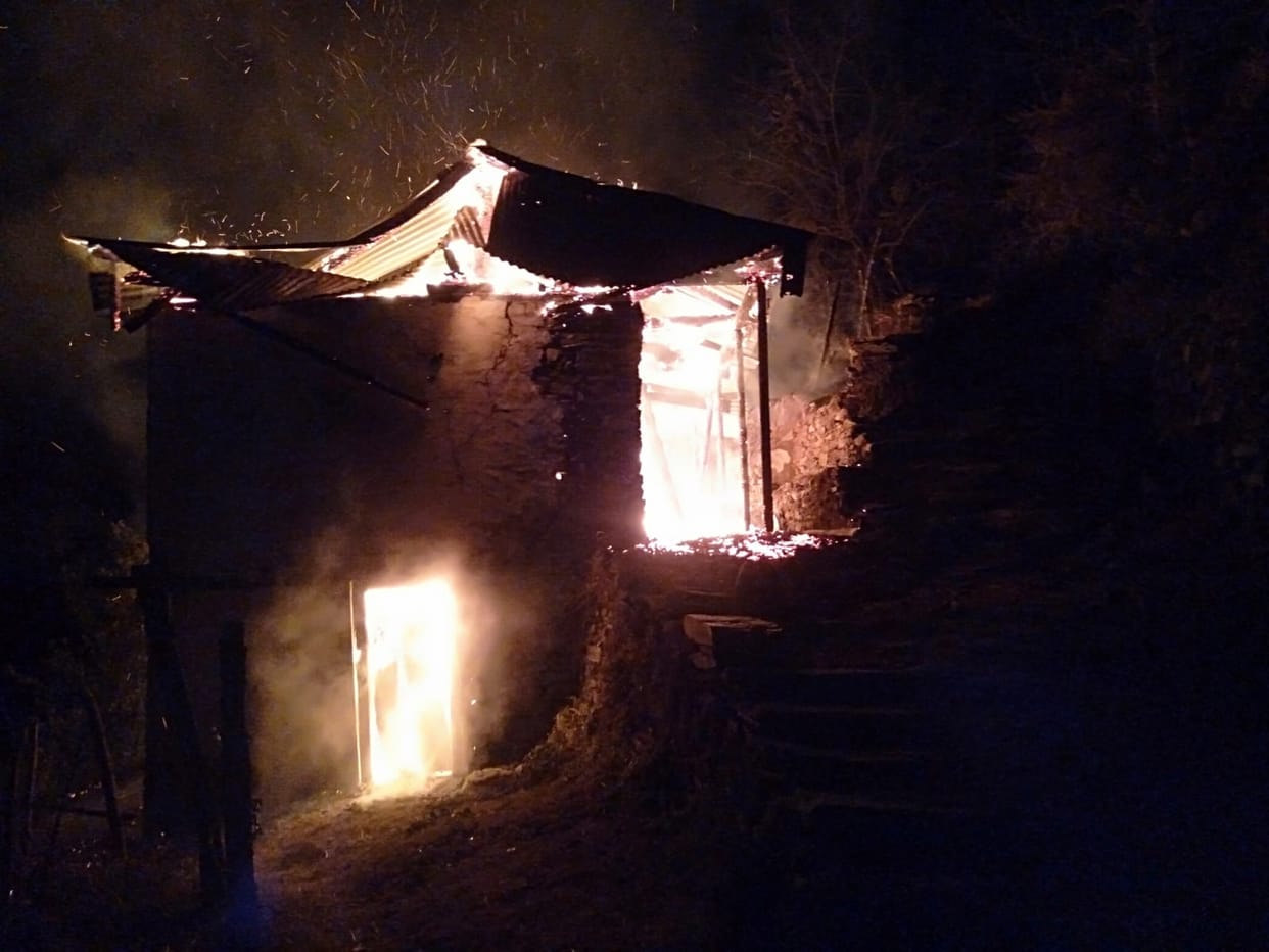 house fire in aani chalather