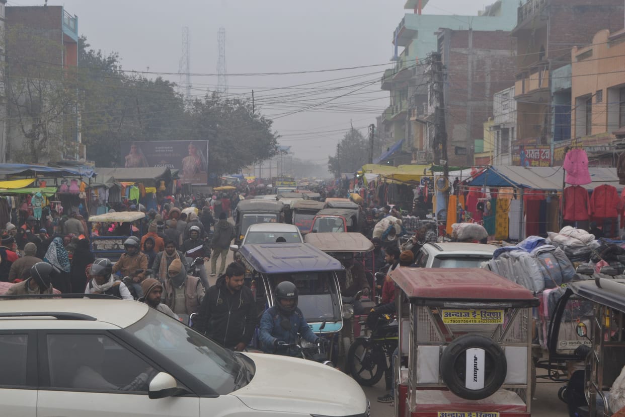 traffic problem in bardahiya bazar