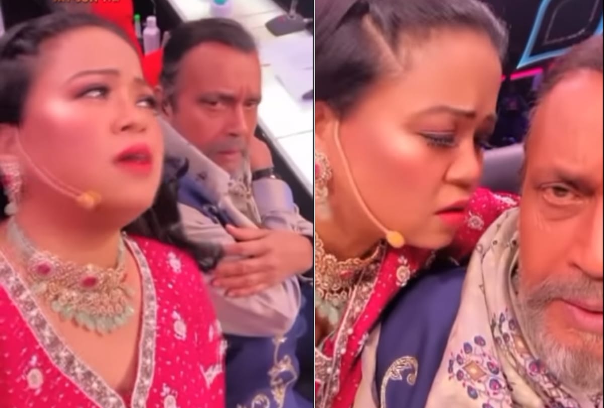 Hunarbaaz Bharti Singh had fun with Mithun Chakraborty on film pushpa  Samantha song Oo Antava Oo Oo Antava
