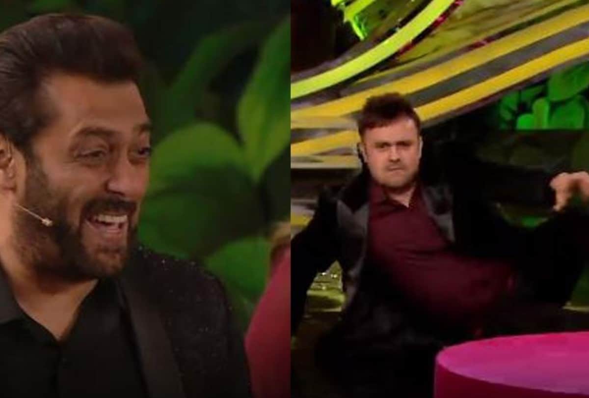 Bigg Boss Season 15 Grand Finale Salman Khan Laughing After Watching Rakhi Sawant Husband Ritesh Pole Dance