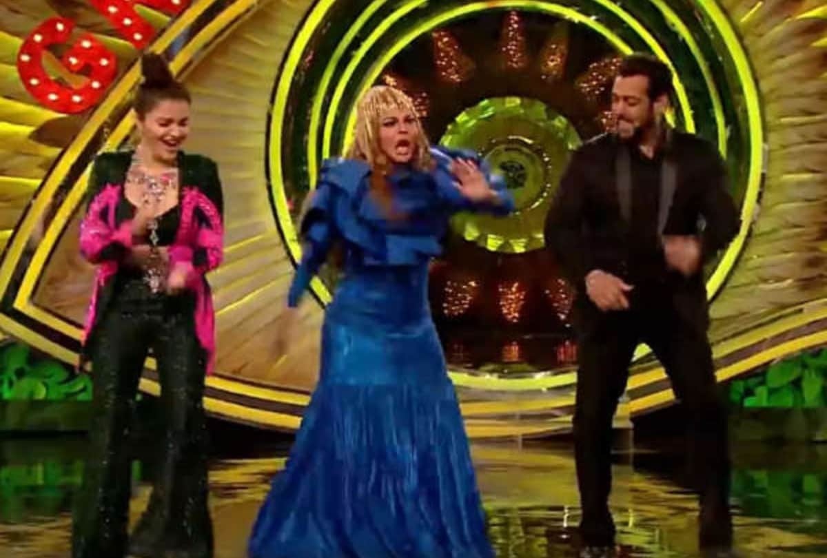 Bigg Boss Season 15 Grand Finale Salman Khan Laughing After Watching Rakhi Sawant Husband Ritesh Pole Dance