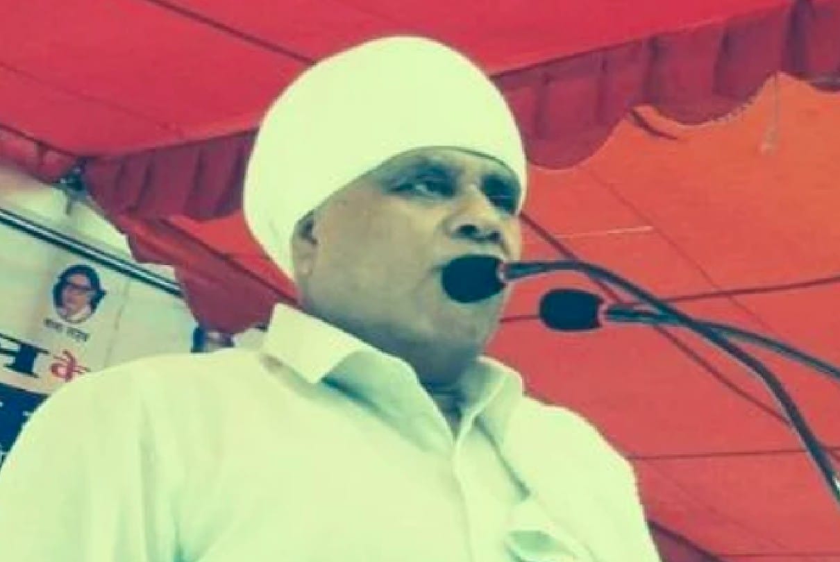 Threats of Phoolsingh Baraiya in Datia: In the protest against the arrest of Rajendra Bharti, he said - If the investigation is delayed, I will cut the skin and fill it with straw
