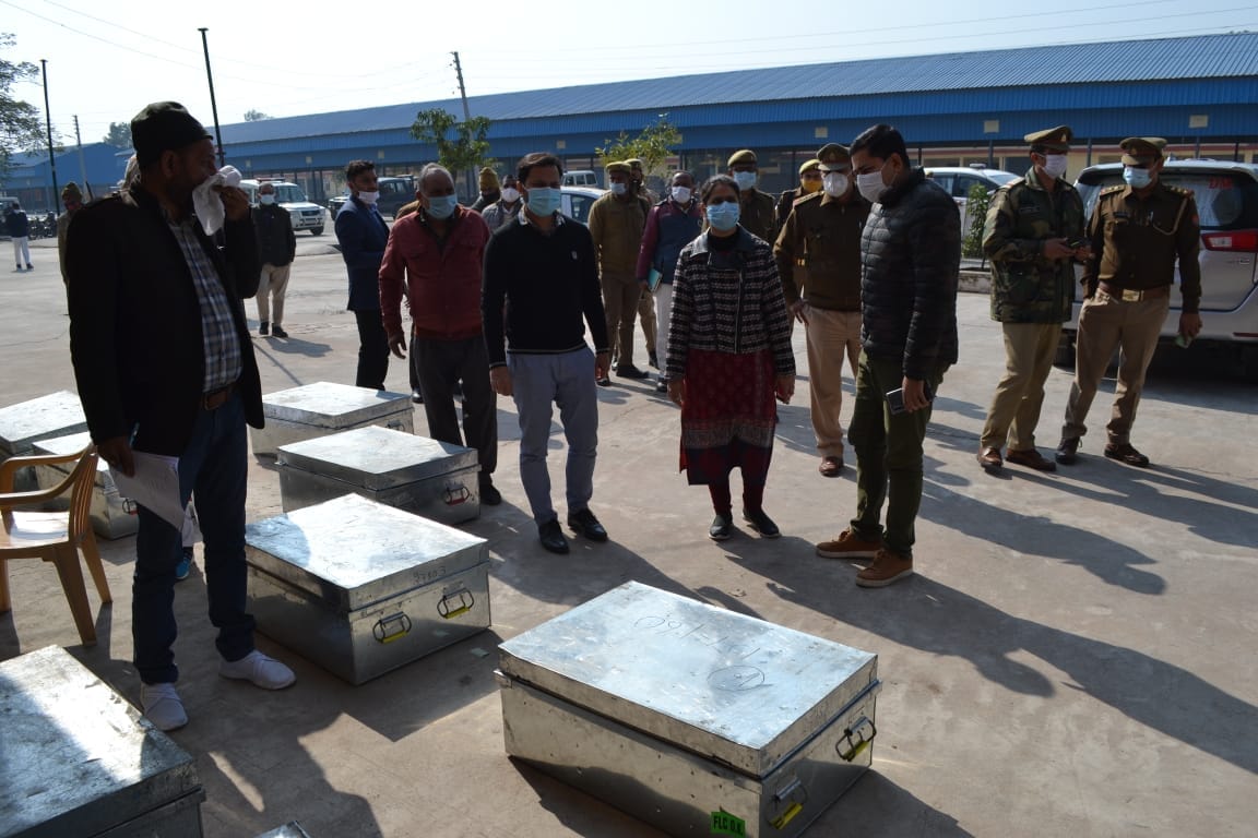 EVM machines were kept in the strong room, tight security arrangements were made