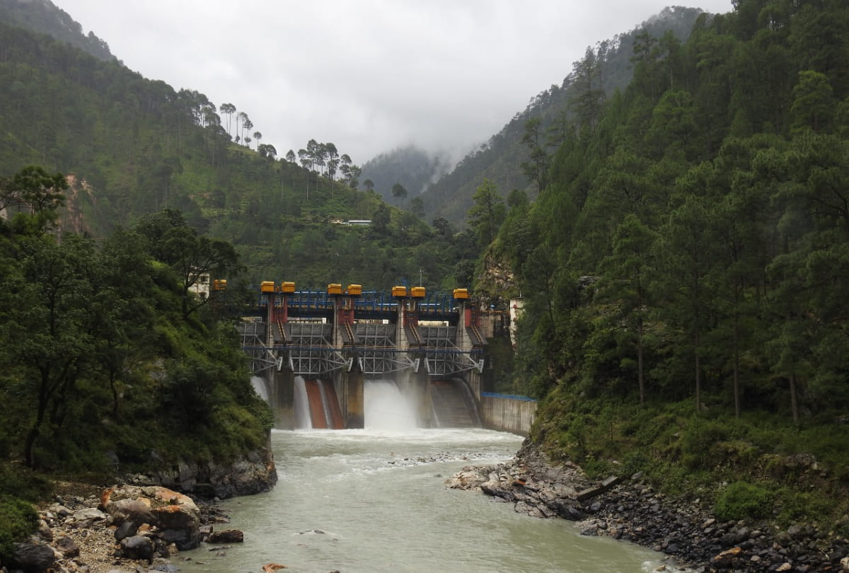 Maneri Bhali dam project will be seen in a new form work is going on to reduce the risk of floods