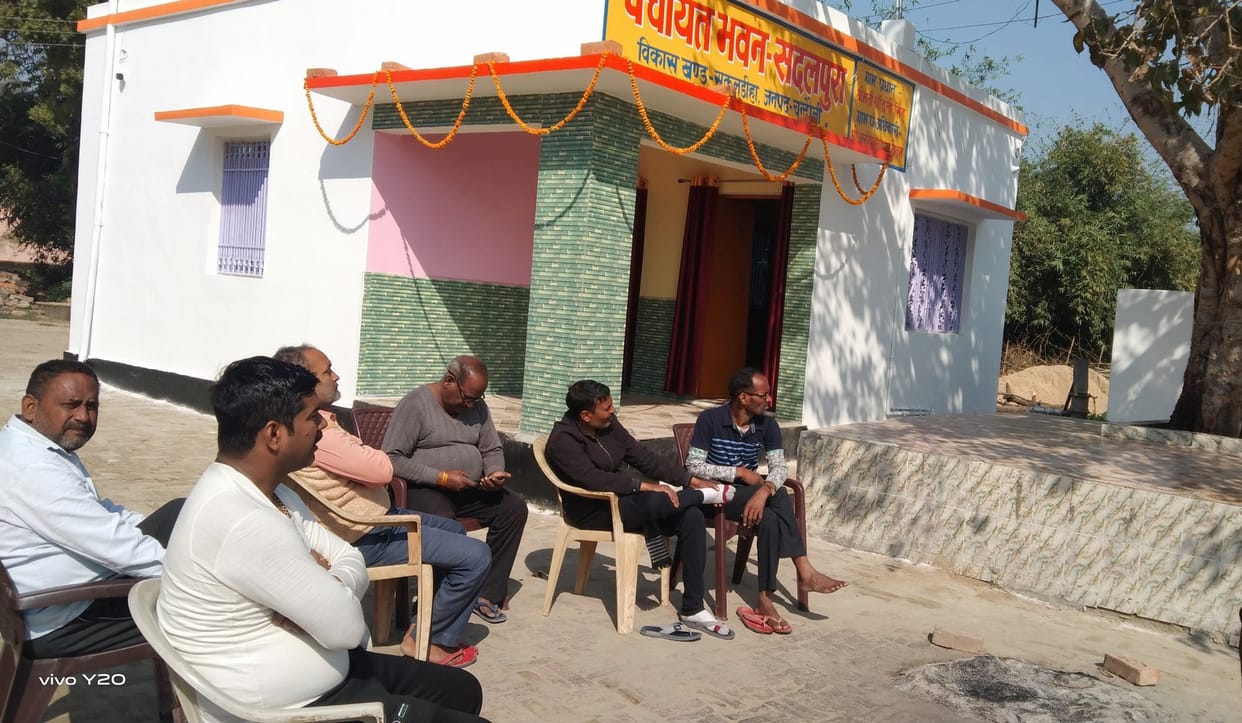 Every day there is a chaupal on the panchayat, everyone's movement is taken on the WhatsApp group