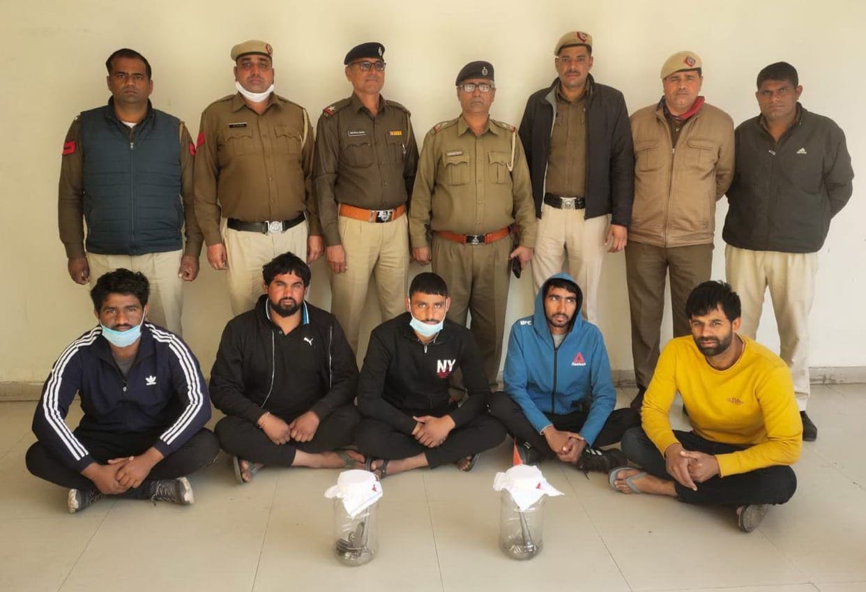 Five accused who shot at scrap dealer's father arrested