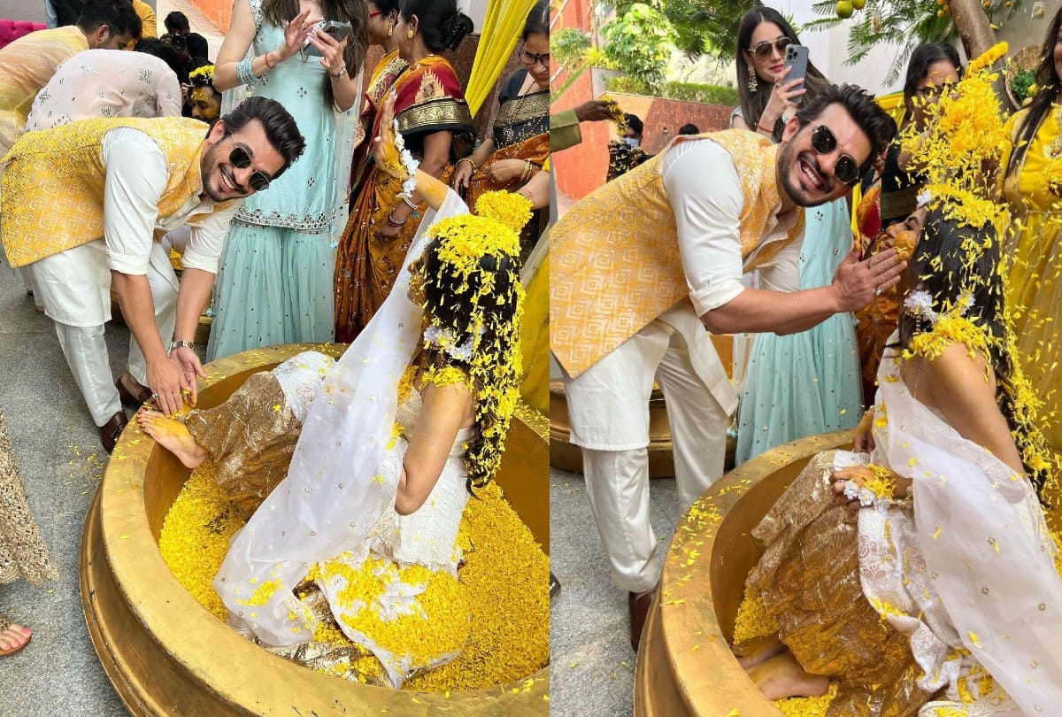 Actor Arjun Bijlani shares a heartwarming post for newlyweds Mouni Roy and Sooraj Nambiar
