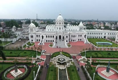त्रिपुरा स्थित उज्ज्यंता पैलेस।