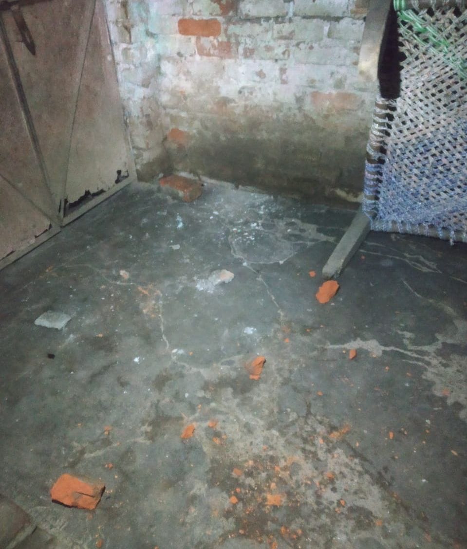 Entered the house and beat up the women, fired after the demolition