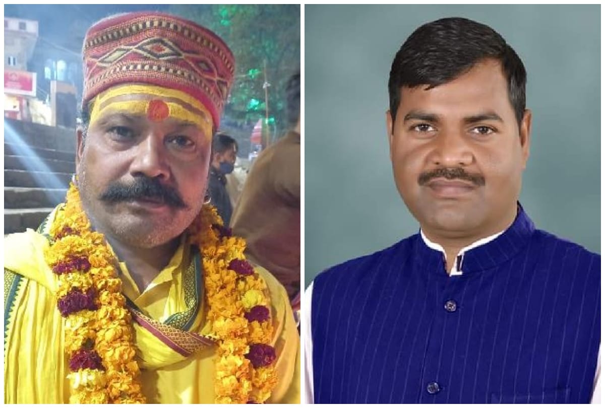 UP Chunav 2022 varanasi Aam admi party Rakesh pandey candidate Cantt seat and Satya Prakash ram from ajagara
