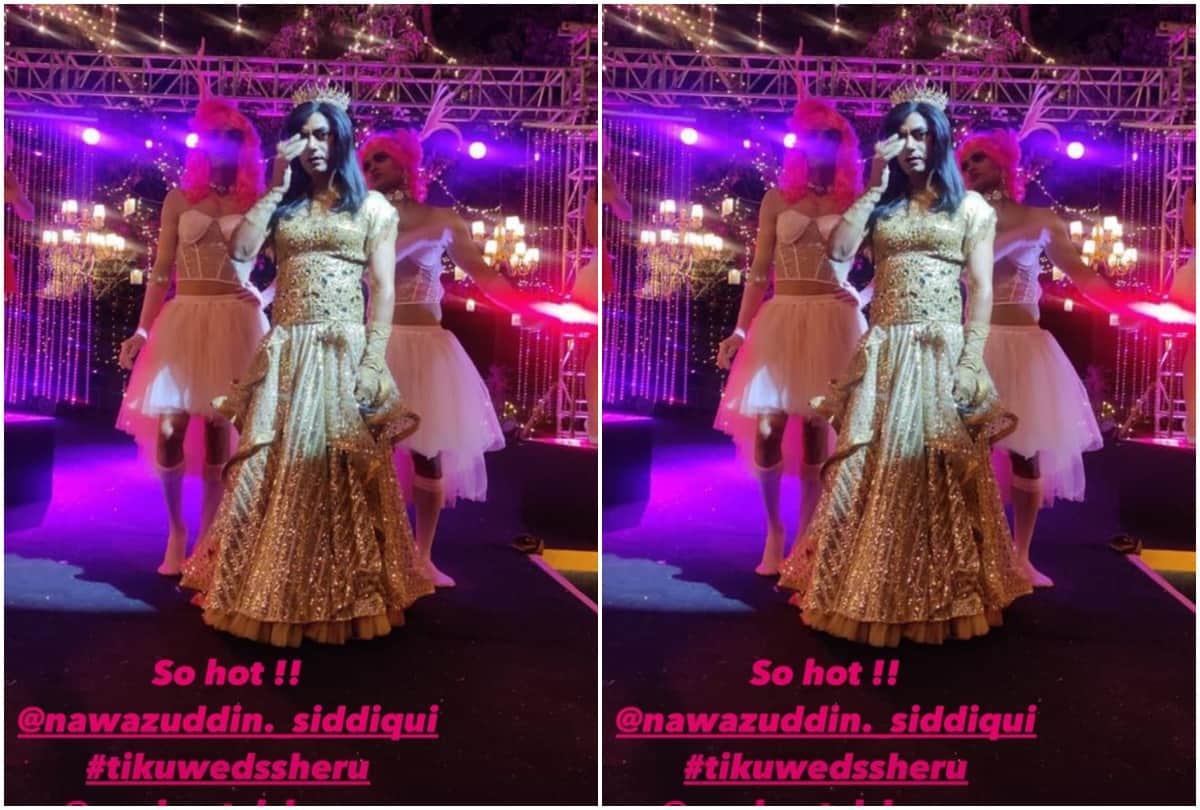 Tiku Weds Sheru: Kangana Ranaut shared a picture of Nawazuddin Siddiqui wearing a lehenga called him so hot