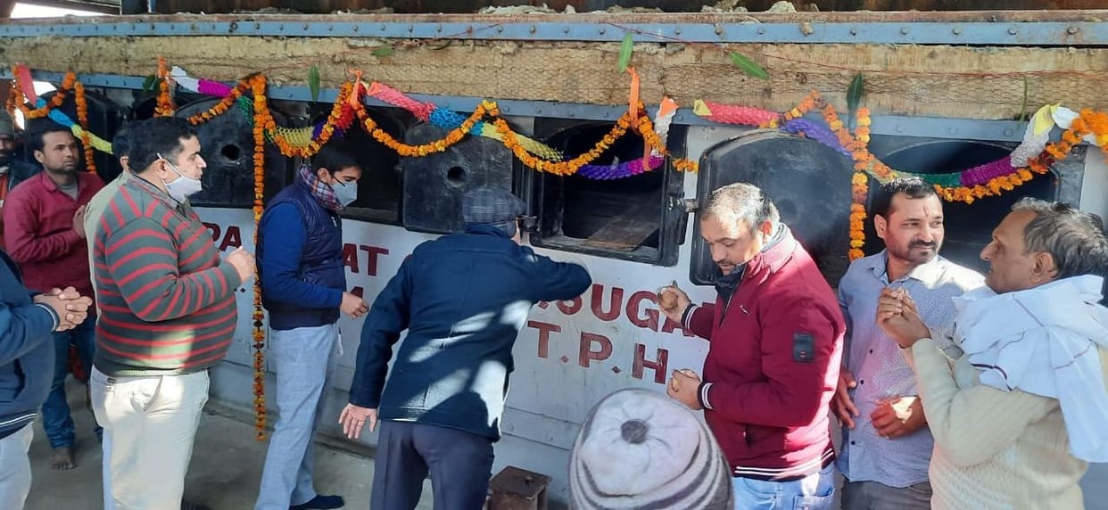 A gift to the farmers, trial of boiler of new sugar mill in Dahar started