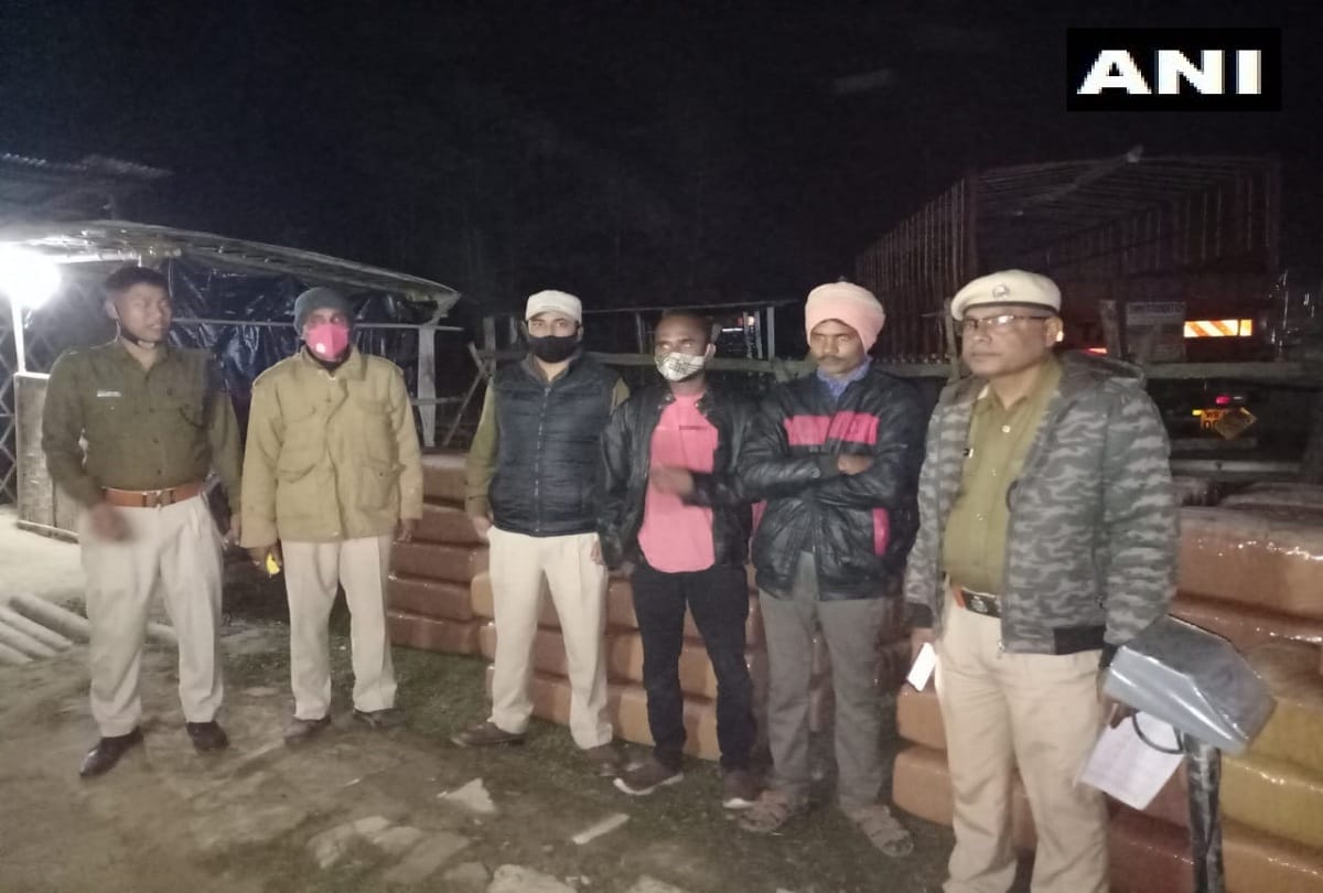 2360 kg ganja seized in Assam and two drug peddlers arrest