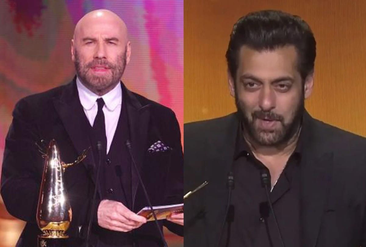 A video of Salman Khan introducing himself to Hollywood actor John Travolta goes viral