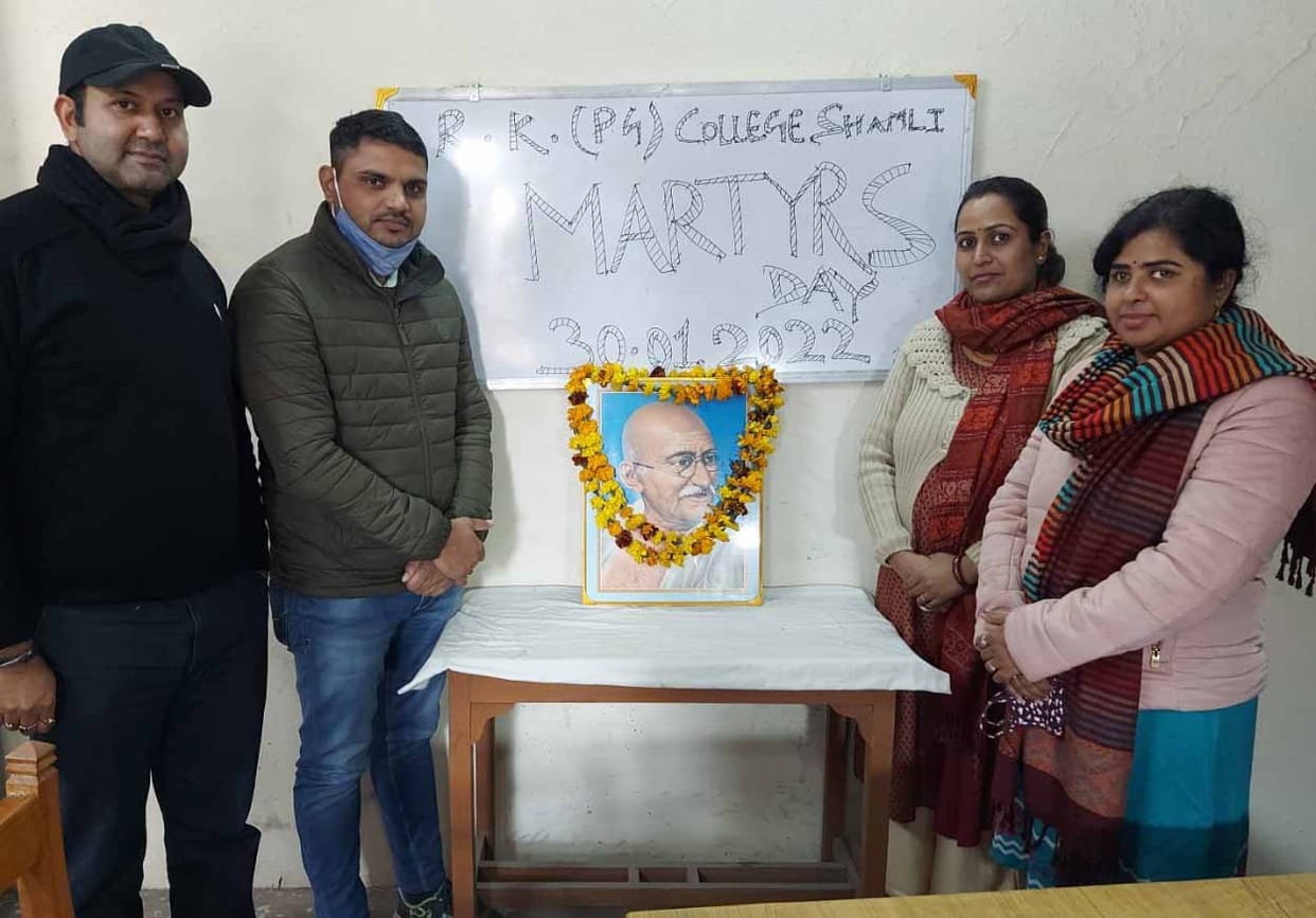 Martyr's Day celebrated on the death anniversary of Mahatma Gandhi