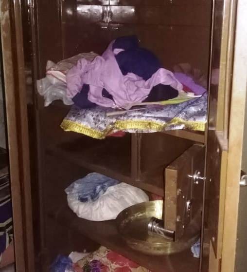 theft crime in four houses in village bhagna