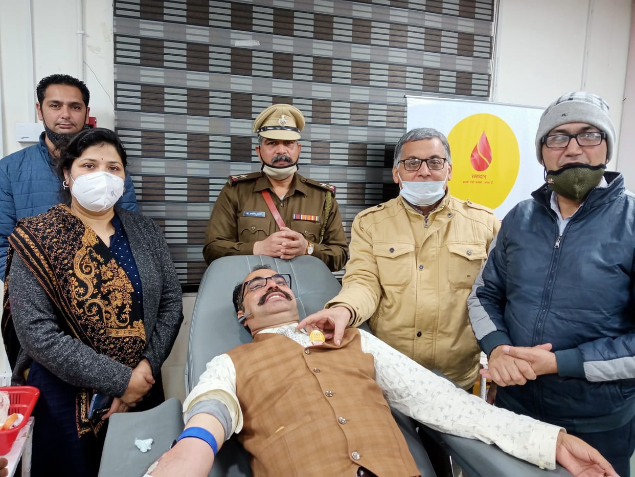 17 youth donated blood in the camp, Kurukshetra