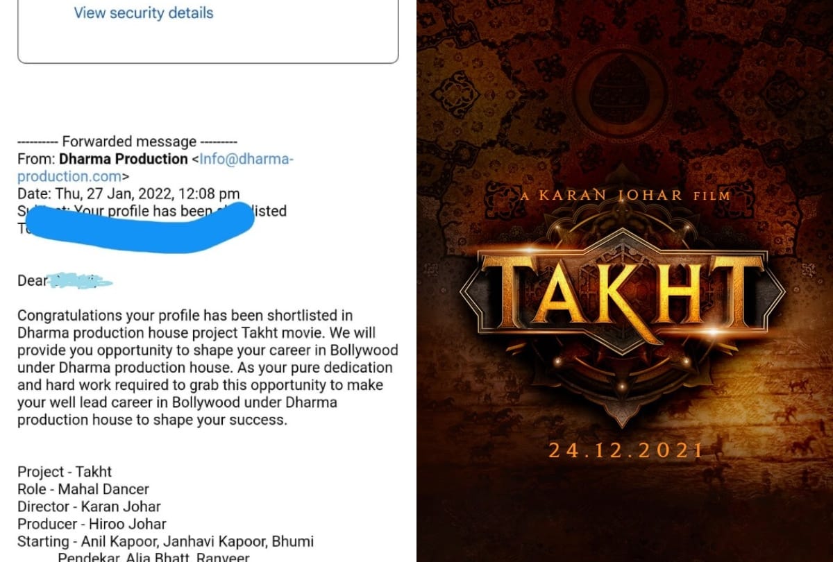 A gang is looking for girls in the name of Karan Johar film Takht know the full detail