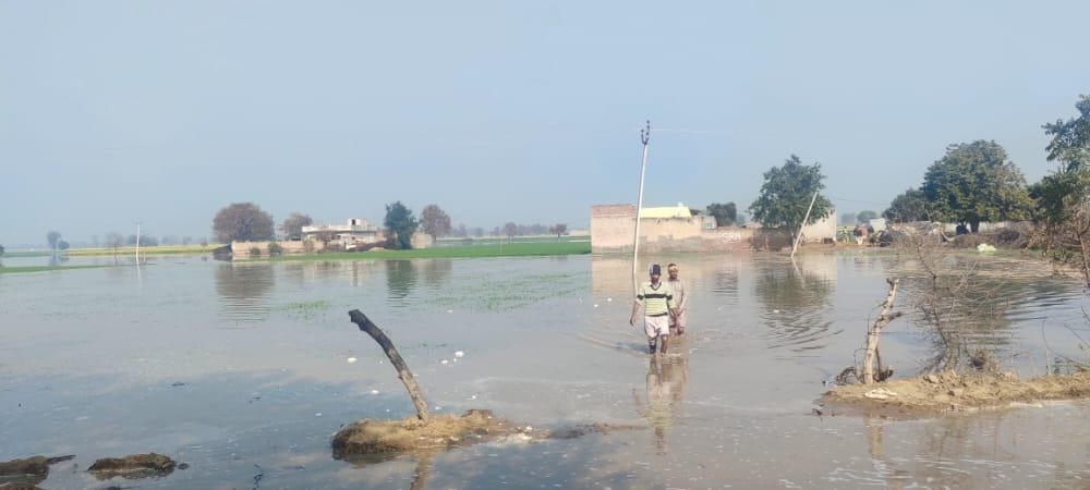 500 acres of crop wasted due to breaking of Semanala