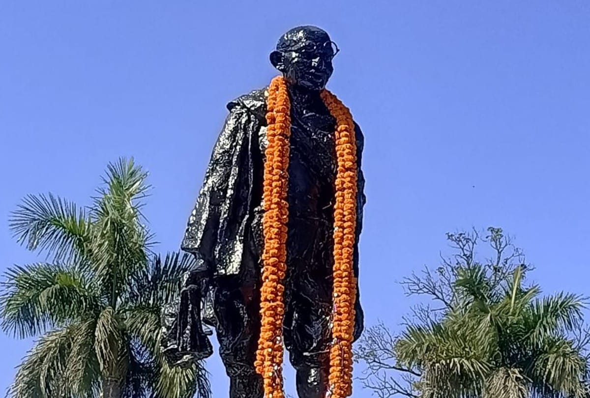 Bhopal: Congress will gherao the tourism corporation, PC Sharma said – the country will not tolerate the insult of Gandhi, the issue of painting the Gandhi statue of tourism corporation black