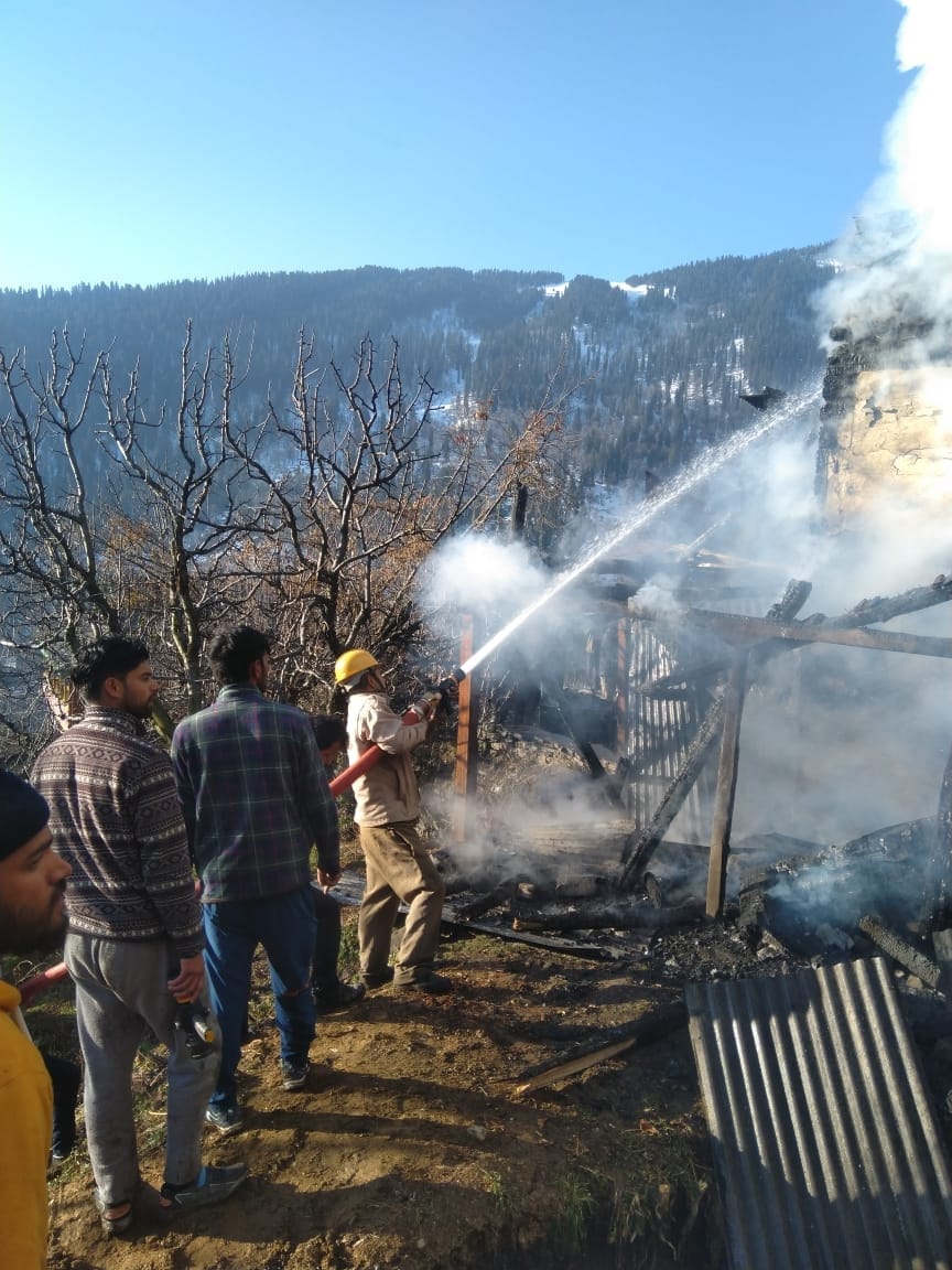 nine-room two-and-a-half-storey house burnt
