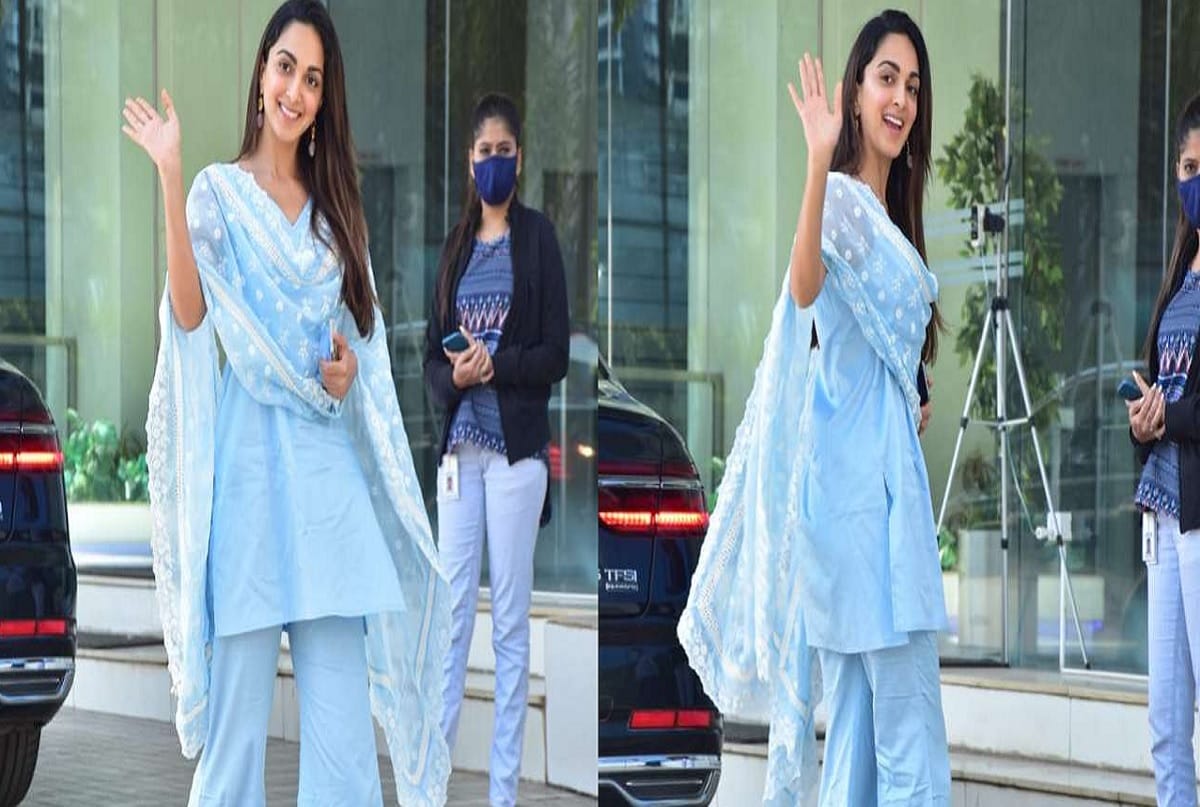 Udd gaye dil ke patang Kiara Advani makes fans skip a heartbeat in blue suit