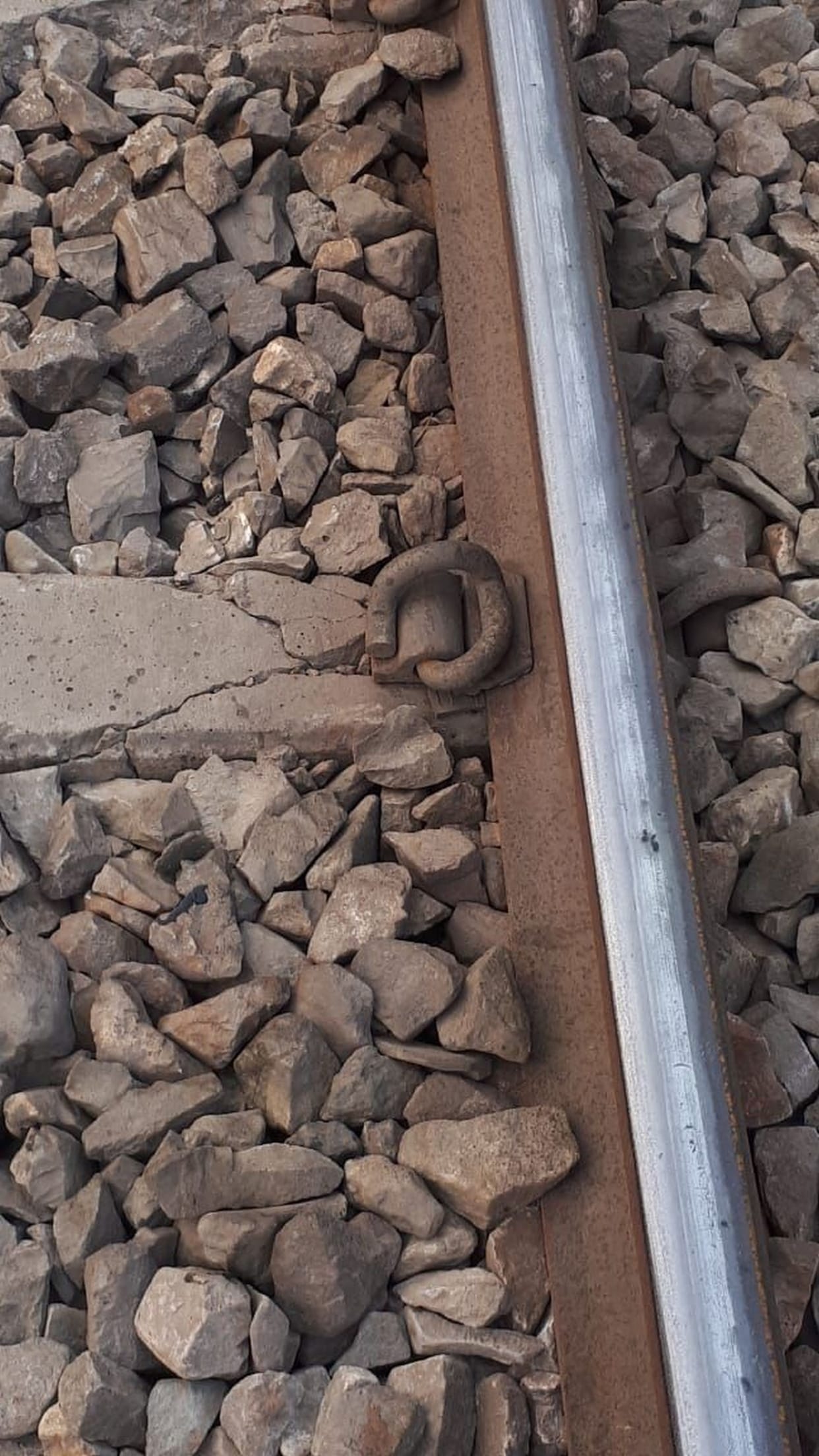 Trains galloping on damaged sleeper, officers worried