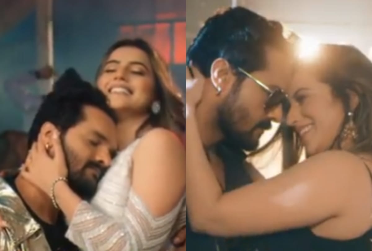 Akshara Singh and Khesari lal yadav romantic song will be released on Valentine Day 2022