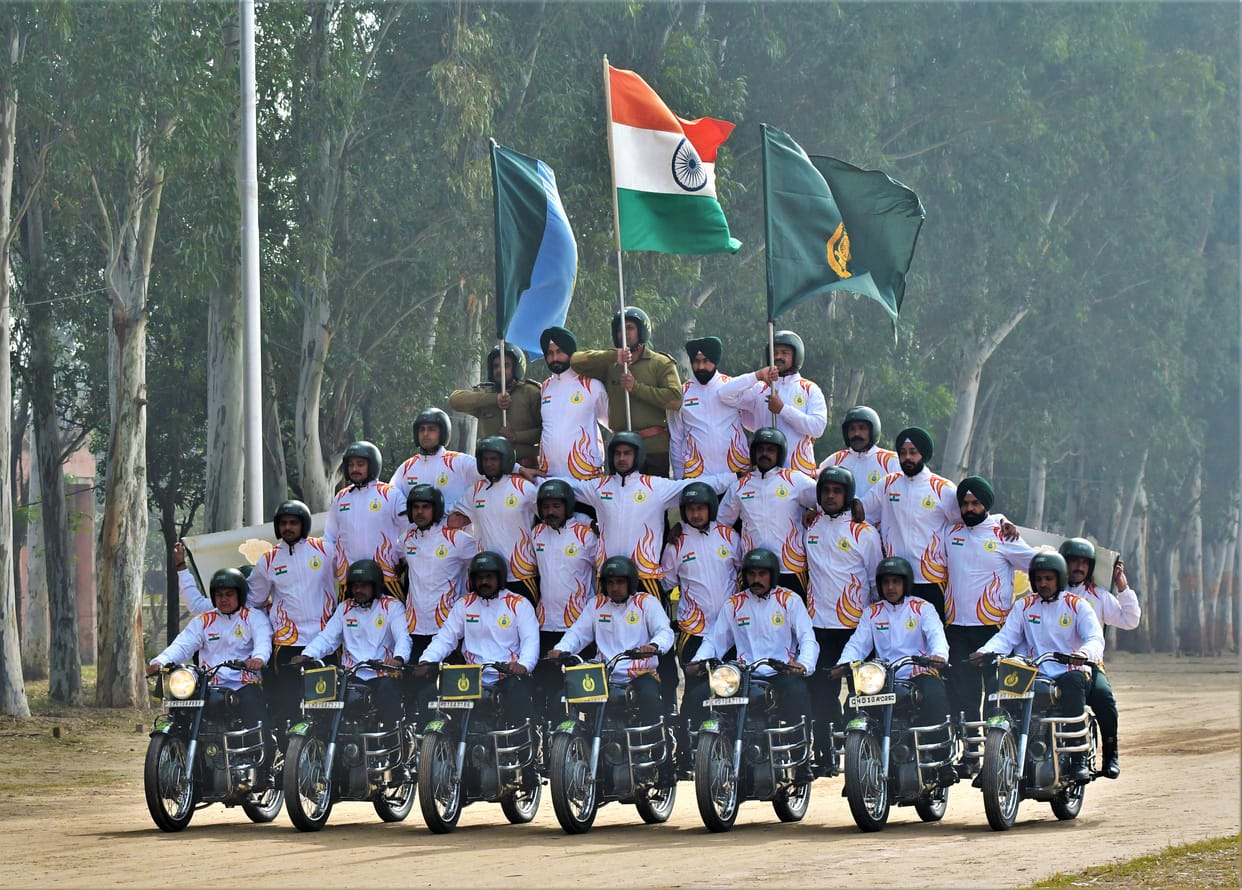 Achievement: Welcome to ITBP jawans who returned after performing at Rajpath