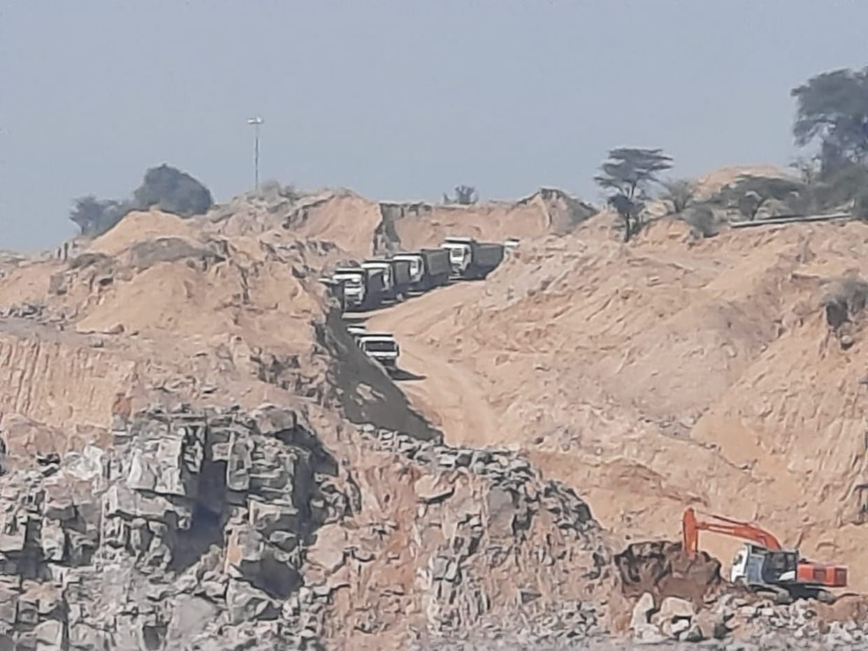 Mining work started in Dadam after a month