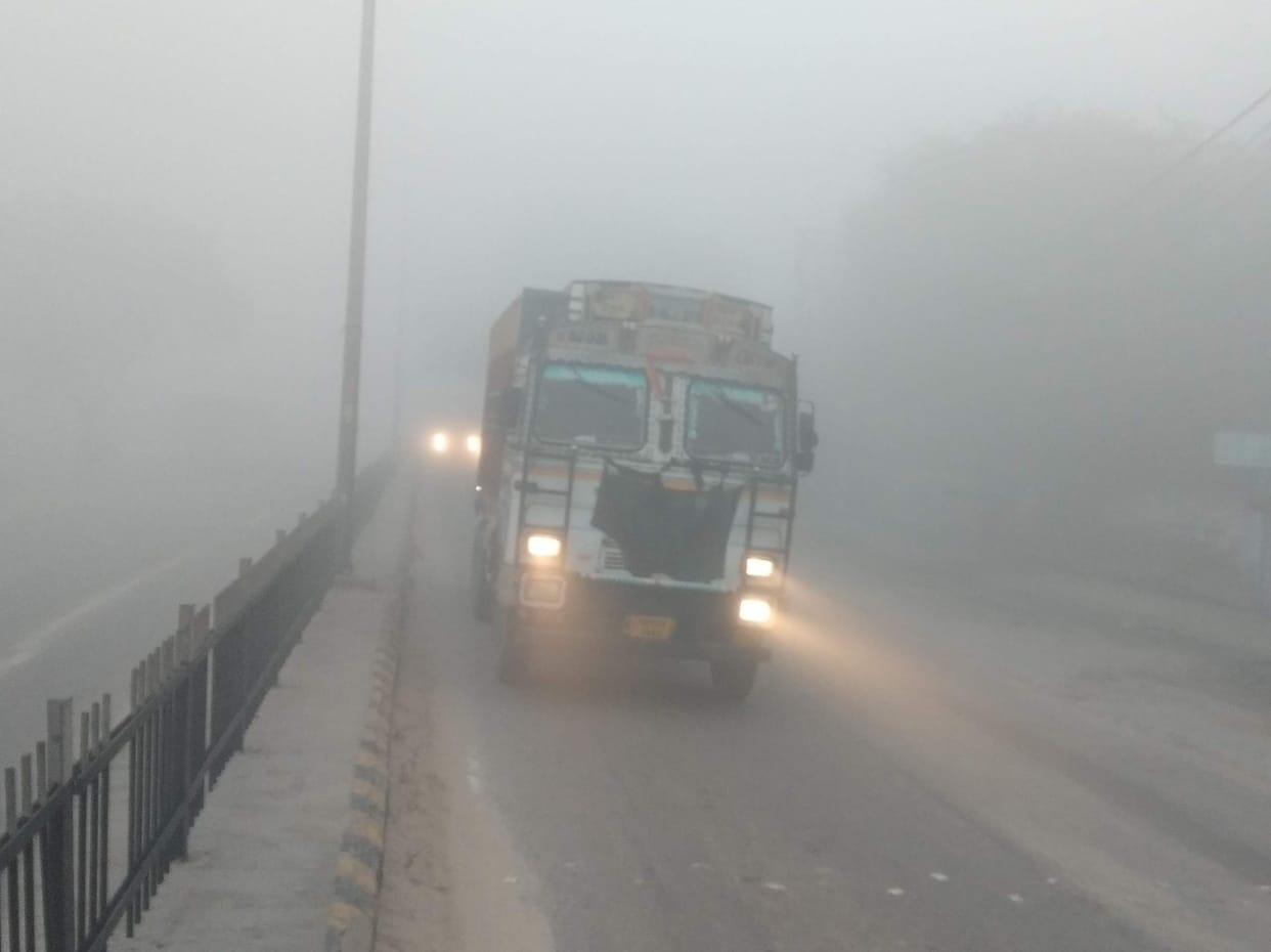 Weather's U-turn after four days of strong sunshine, shadow fog with cold wave