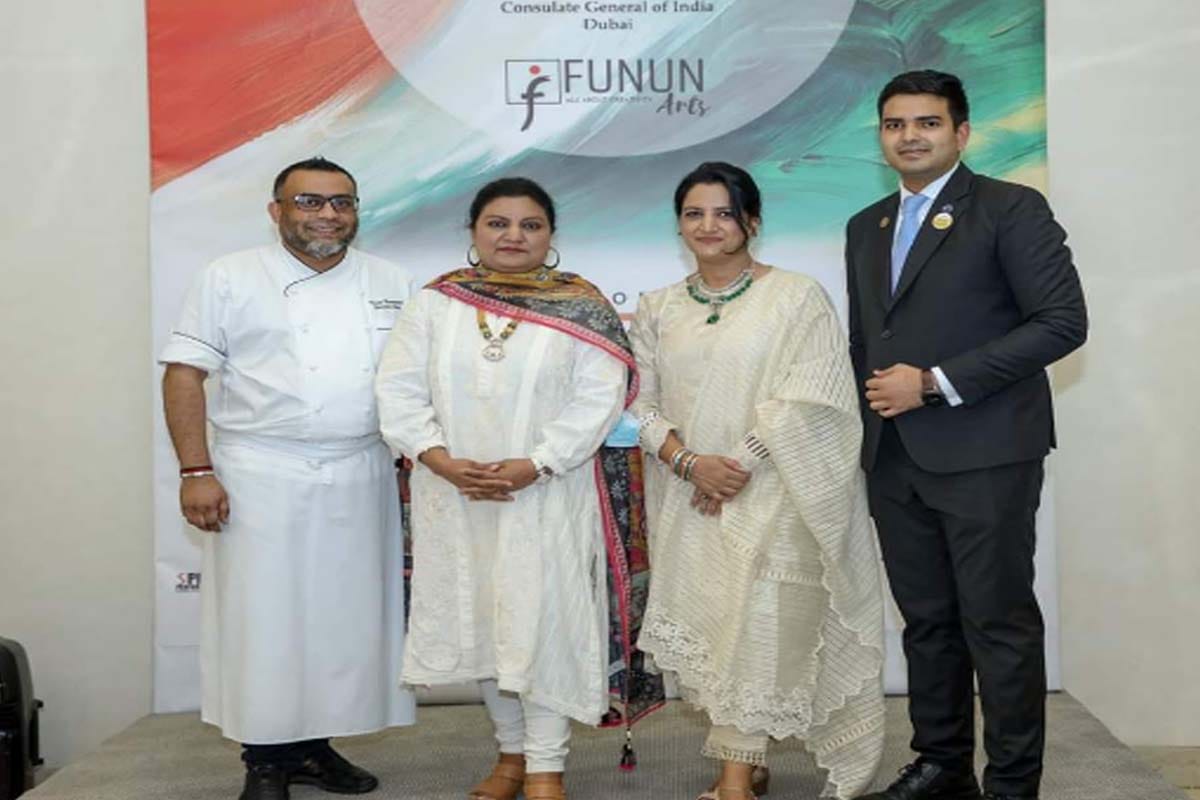 Funun Arts: Khan sisters of UP are connecting the hearts of Indians through art in Dubai with art exhibitions