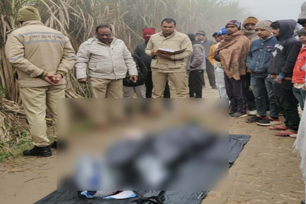 Meerut: murder of a person by slitting his throat with a sharp weapon in Mawana
