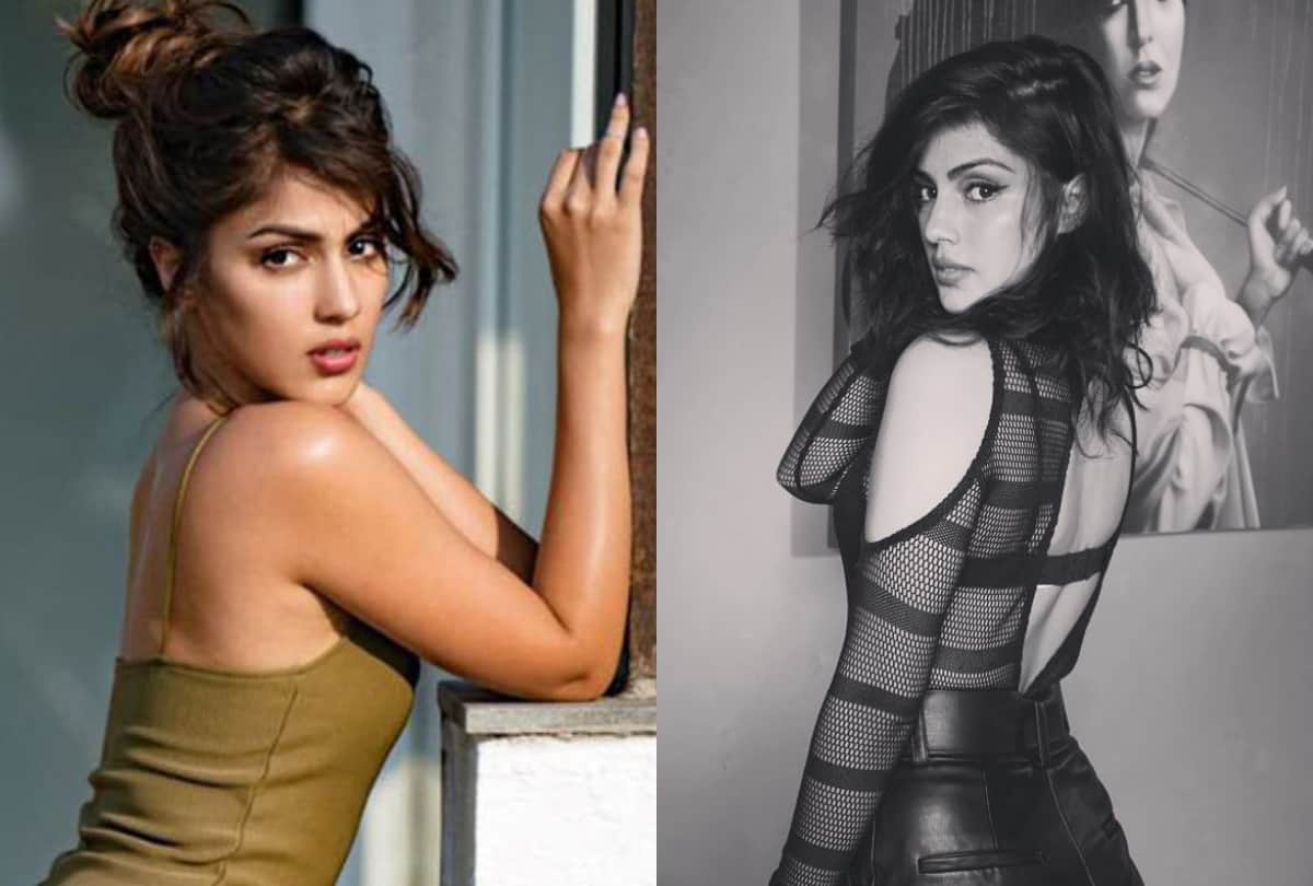 rhea chakraborty shares her blank and white picture on social media fans react