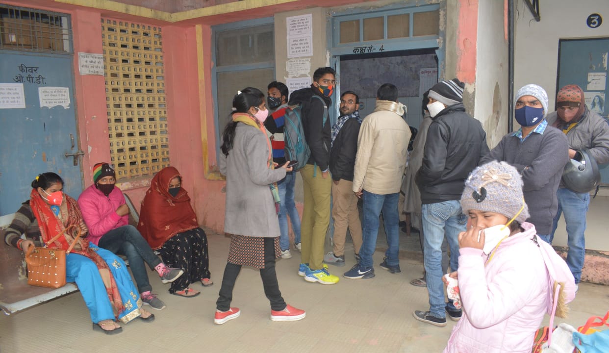hardoi news,100 newly infected including four innocents, 85 defeated