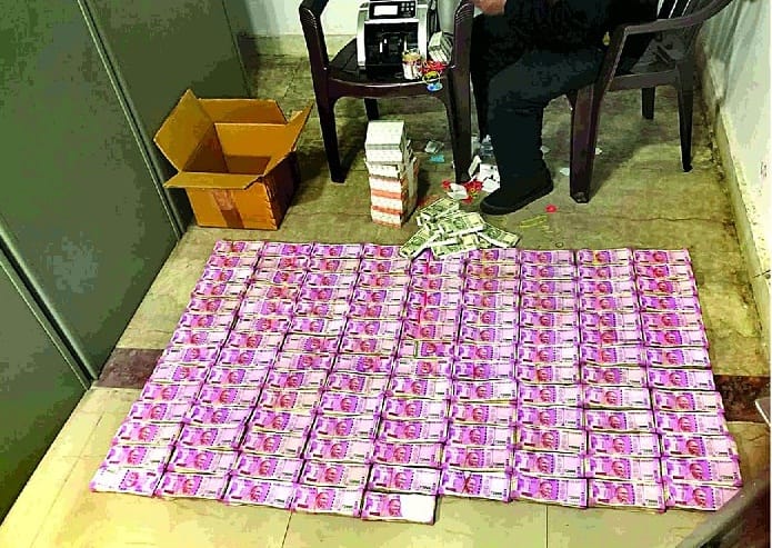 3 crores in cash recovered from lockers at house of retired UP IPS officer Ram Narayan Singh in sector 50
