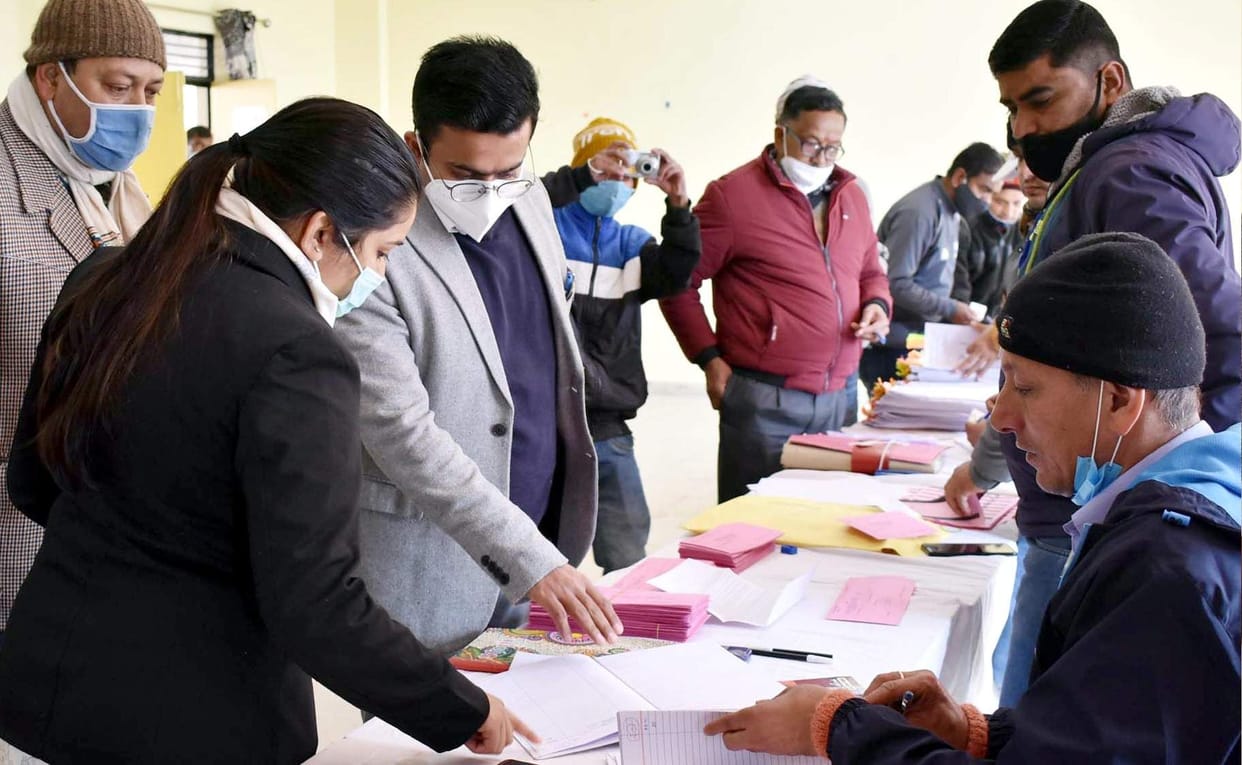EVMs and VVPATs allotted for polling stations