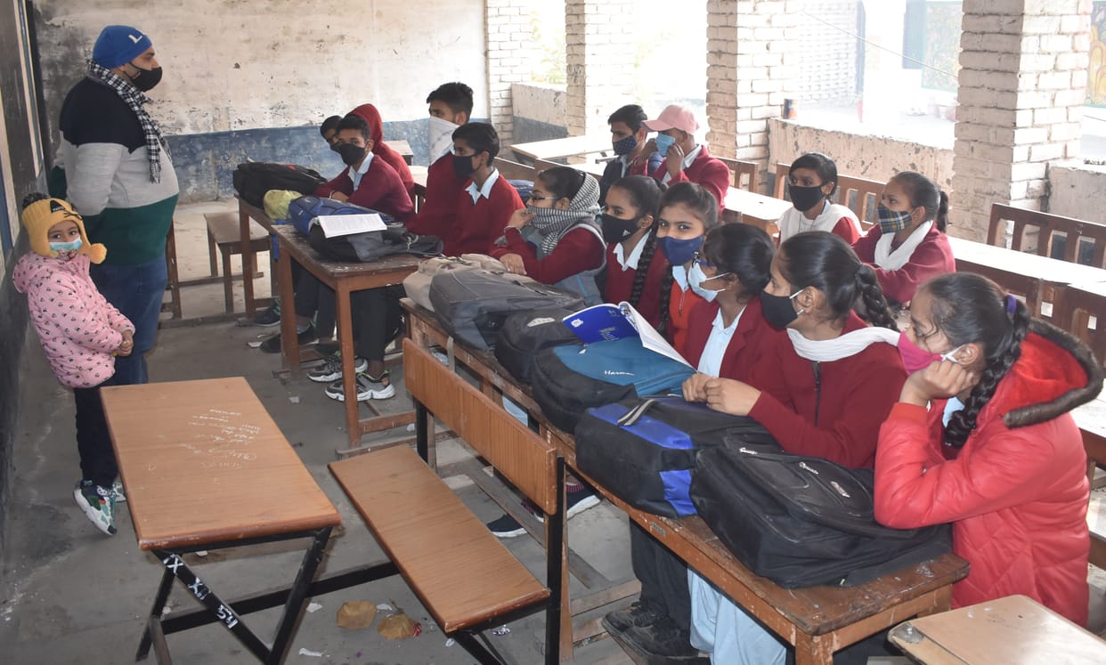 Schools returned, faces blossomed